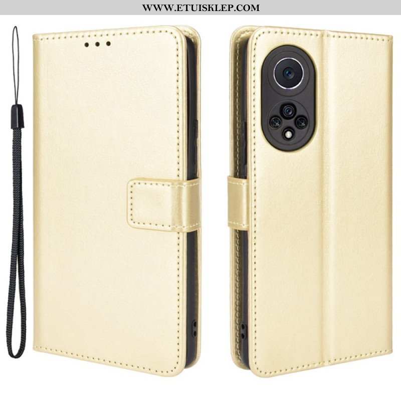 Etui Na Telefon Pokrowce do Honor 50 Pro Pro Faux Leather Błyszczący